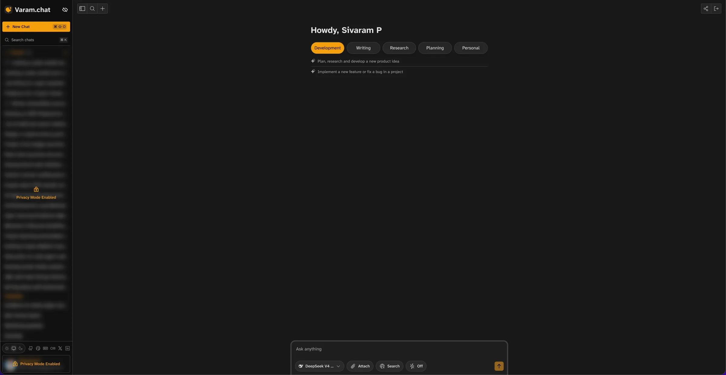 varam.chat preview
